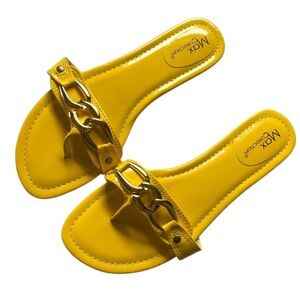 Yellow Women's Summer Sandals